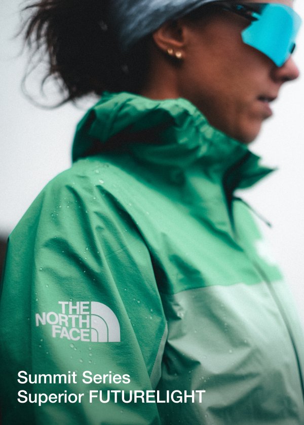 Image of The North Face athlete Tara Fraga wearing a Summit Series Superior FUTURELIGHT jacket.