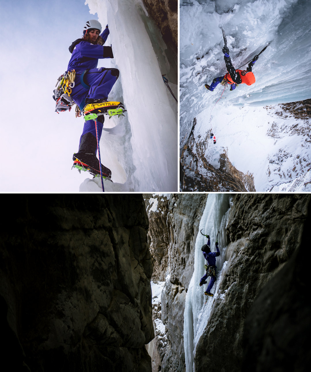 Unsure if routes had been seen (let alone touched), the crew conquers the first ascent—leaving them unnamed for now.