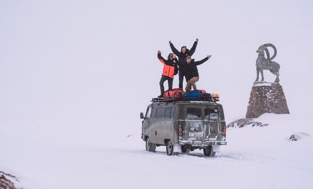 The crew: Team Athlete Jackson Marvell, Drew Smith (photographer), and Jack Cramer, now lifelong friends who hope to return Kyrgyzstan again.