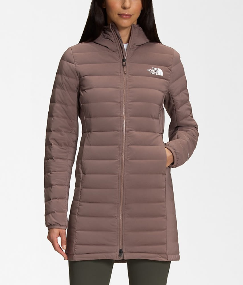 women's stretch down hoodie