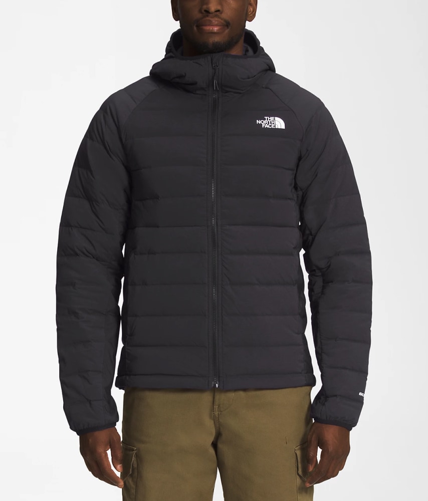 men's stretch down hoodie