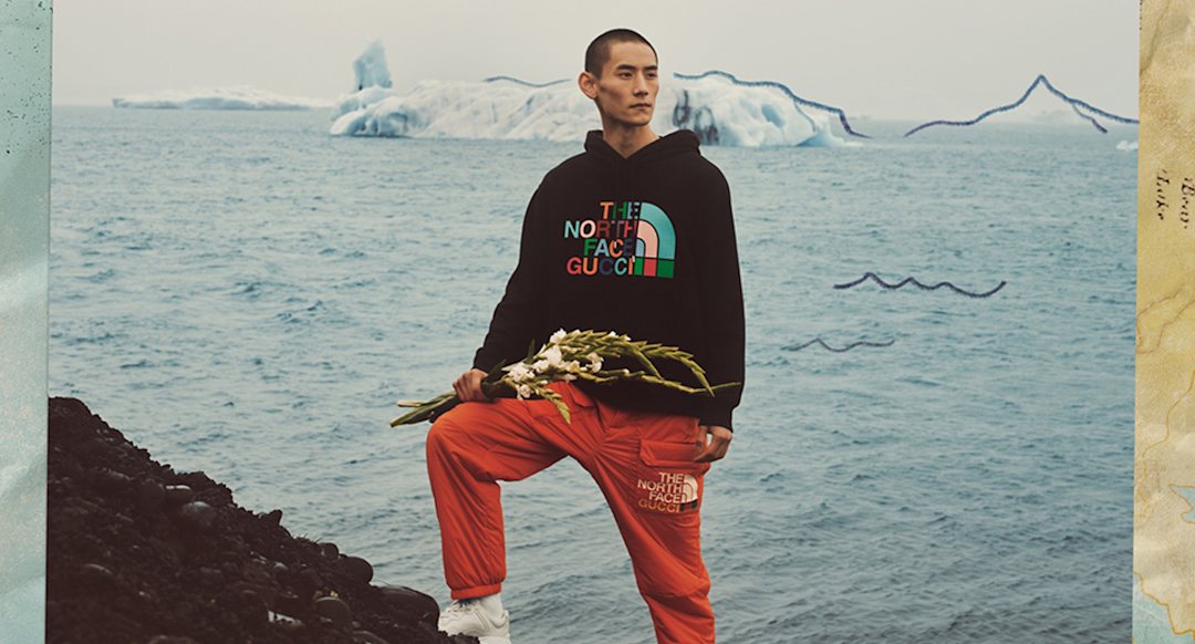 GUCCI　21AW ×THE NORTHFACE　MOUNTAIN Gucci x The North Face Nylon Mountain Jacket Navy Men's - SS21 - US