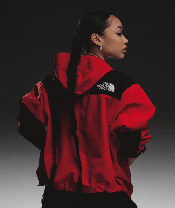 A man in the Mountain Jacket from The North Face.