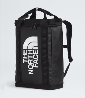 Image of a Black Fusebox Backpack on a grey background