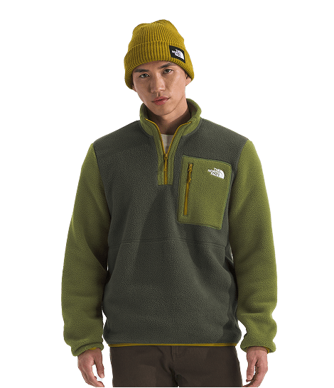 A man wearing a Yumiori fleece from The North Face
