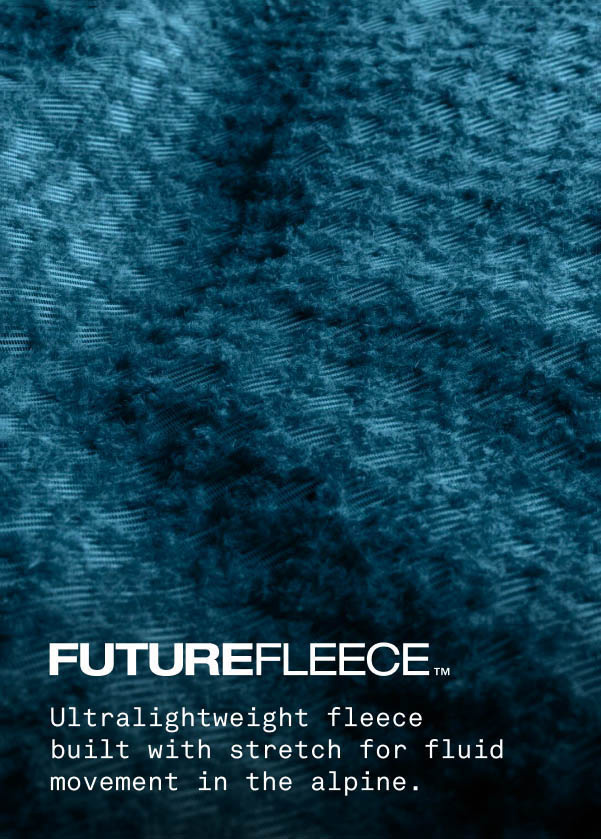 Close up image of Futurelight fabric in green.