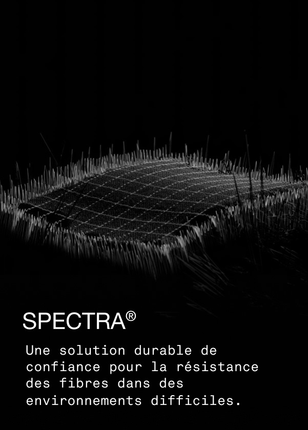 Close up image of SPECTRA fabric.