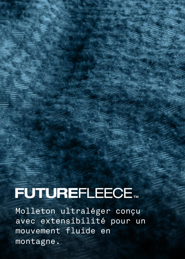 Close up image of Futurelight fabric in green.