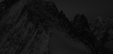 Black and white mountains.