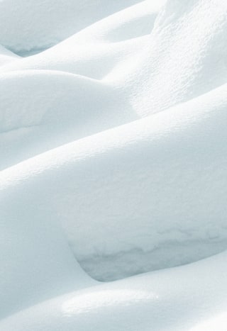 Soft rolling snowy hills