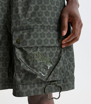 Model wearing the Carla Convertible Pant featured in The North Face x Cecilie Bahnsen collection.