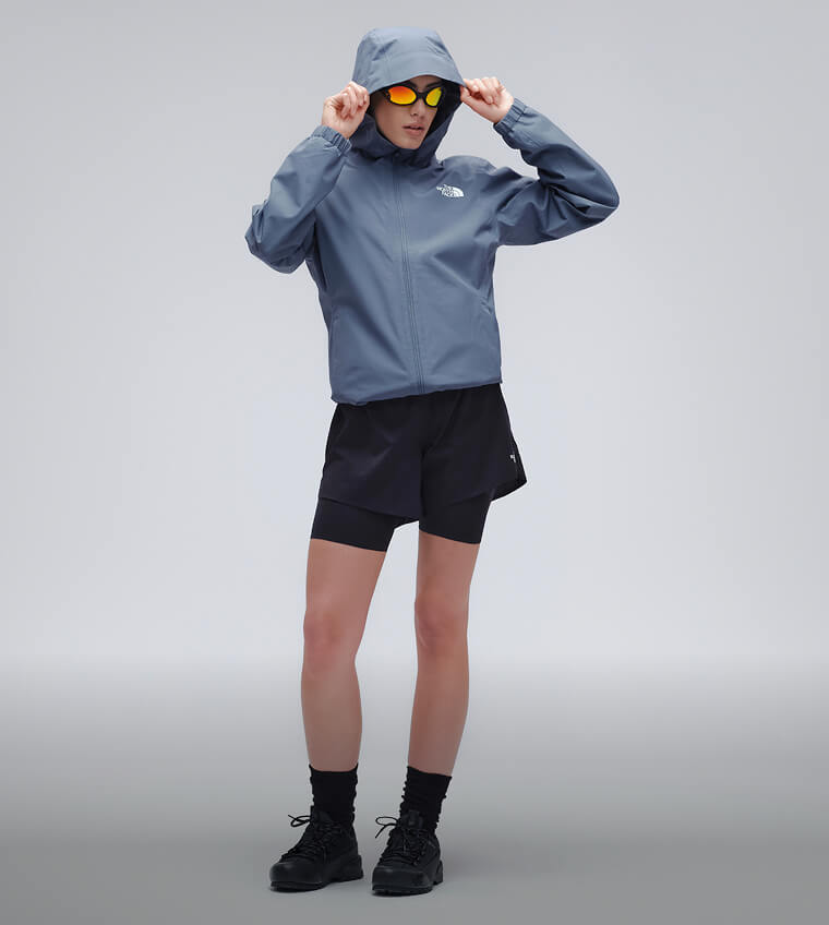 A person modeling the Quest Jacket.