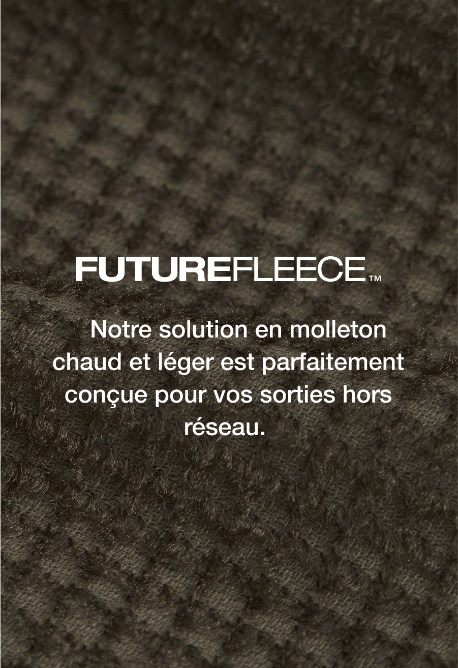 Notre solution en molleton chaud et léger est parfaitement conçue pour vos sorties hors réseau. 