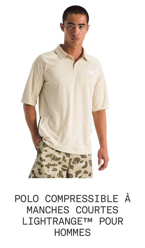 Polo compressible à manches courtes LIGHTRANGE™ pour hommes 