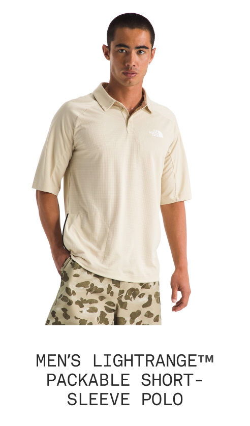 Men's LIGHTRANGE™ Packable Short-Sleeve Polo