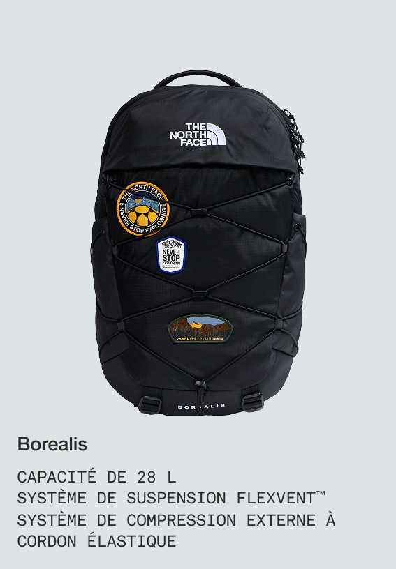 Photo du sac à dos Borealis noir.