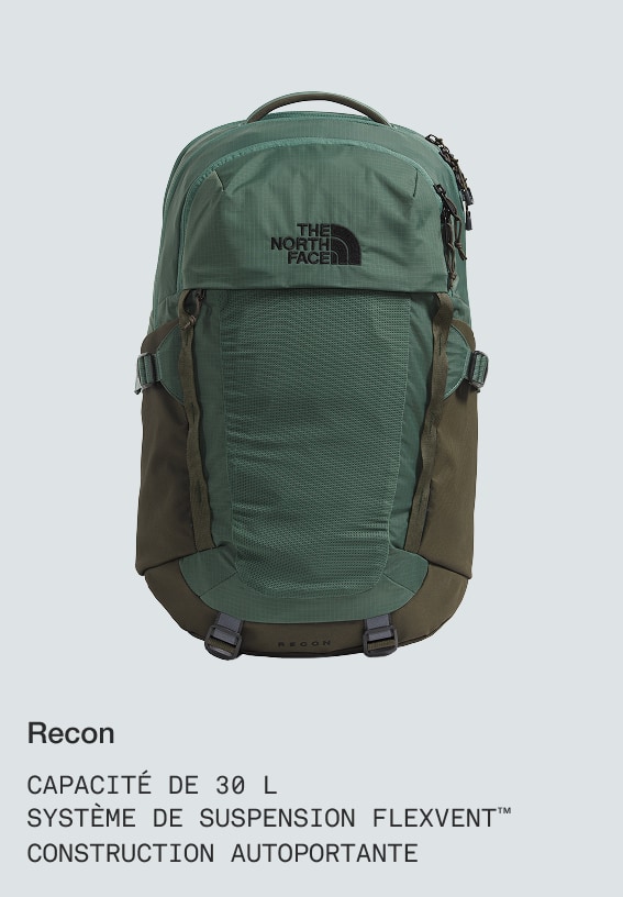 Photo du sac à dos Recon vert.