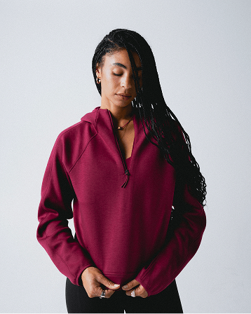 Women's Jaida 1/4 Hoodie Full Zip