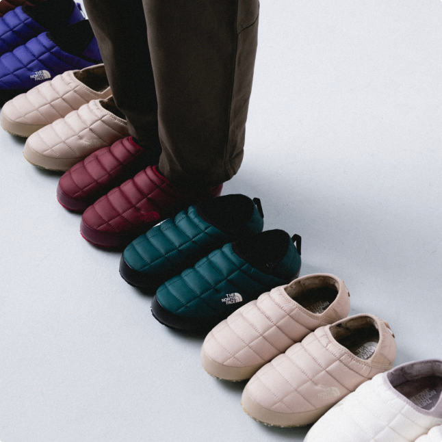 An image of Thermoball Mules side by side.