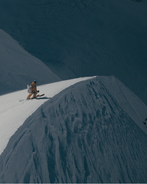 Jim Morrison skiing down Everest.
