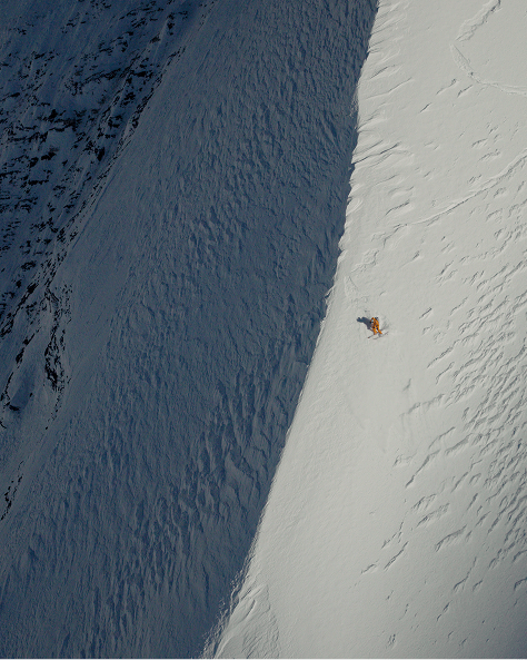 Jim Morrison skiing down Everest.