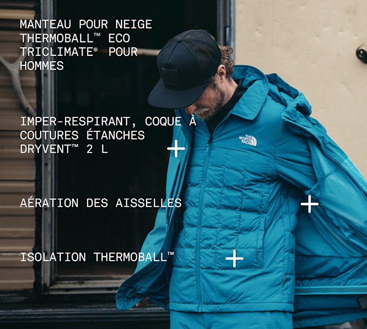 Men's triclimate informational photo.