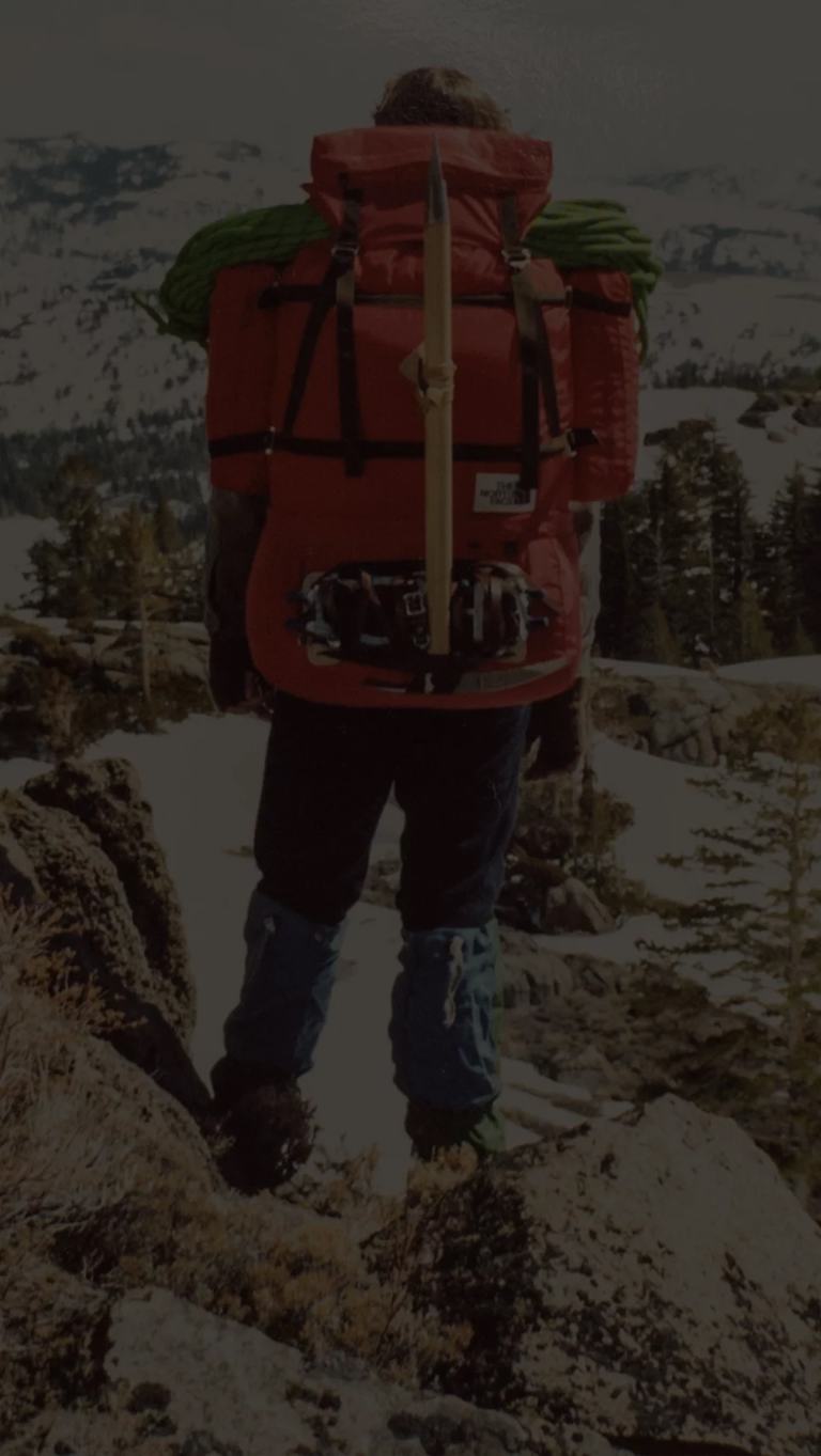 The birth of backpacking.