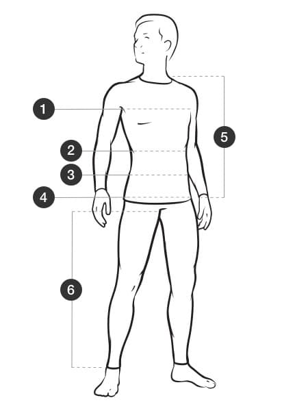 North face pants size chart on sale