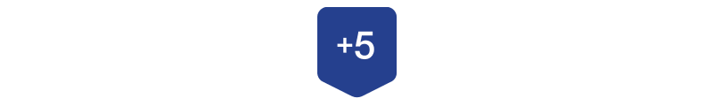 +5