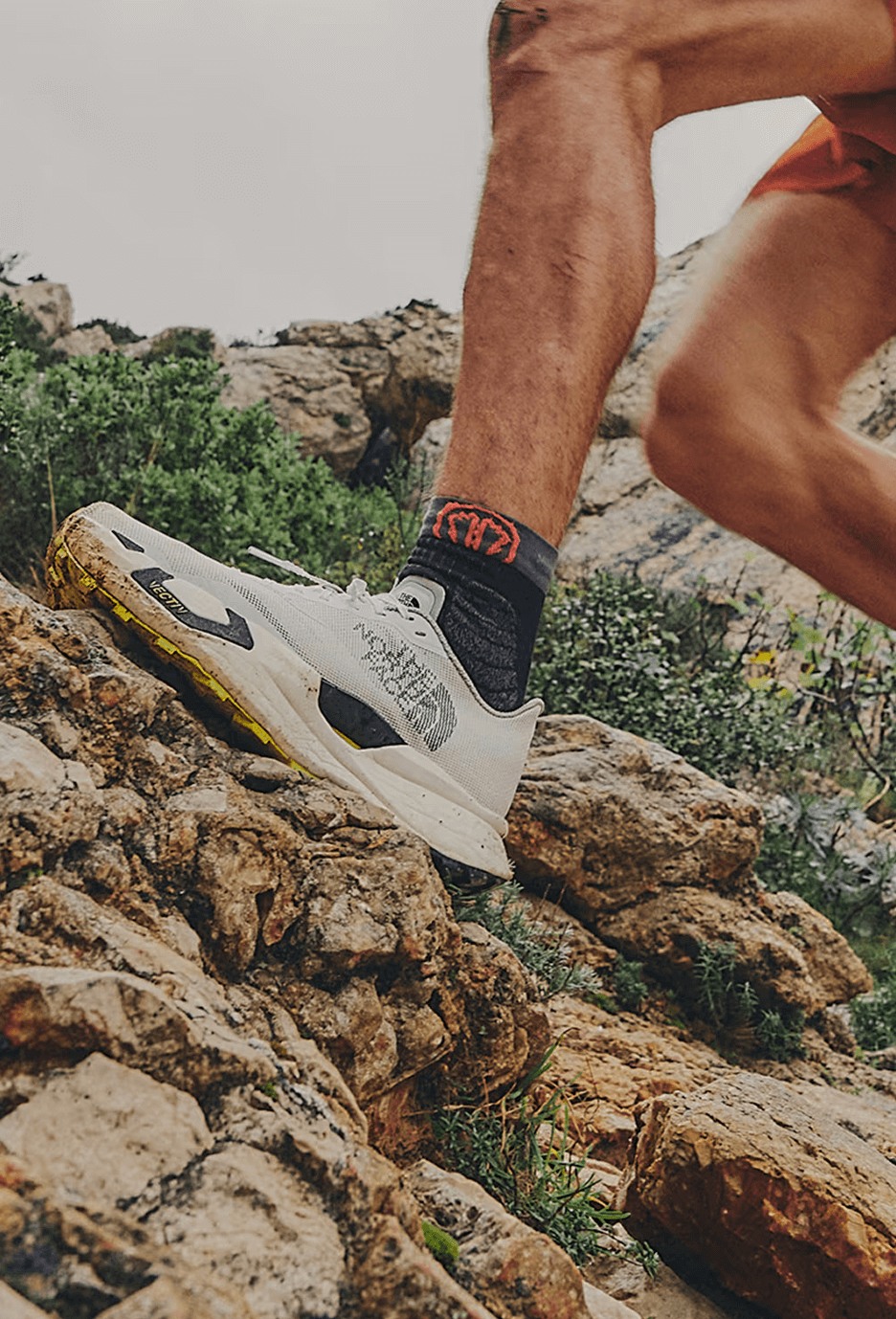 Image showing a runner in The North Face VECTIV shoes