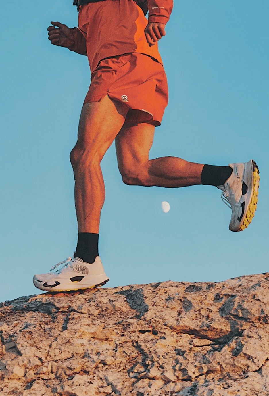 Image showing a runner in The North Face VECTIV shoes