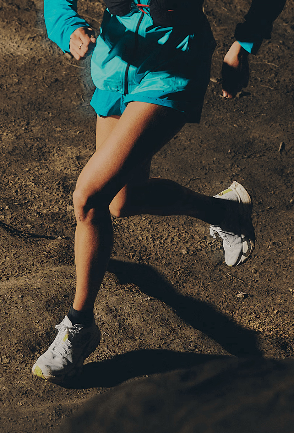 Image showing a runner in The North Face VECTIV shoes