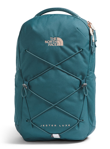 A Jester Luxe backpack by The North Face.