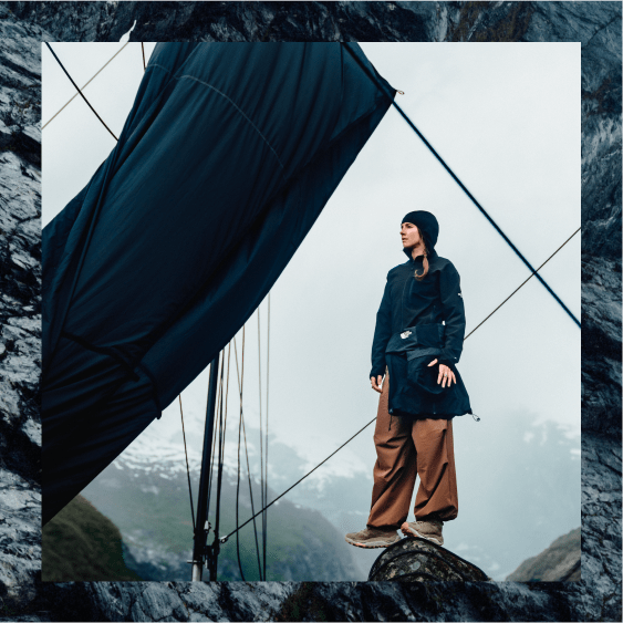 Collage showcasing HKe Collection from The North Face