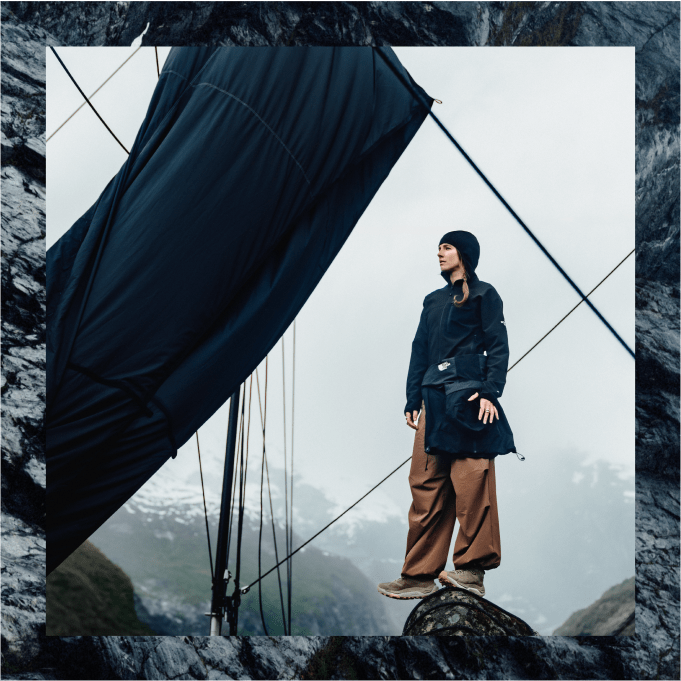 Collage showcasing HKe Collection from The North Face