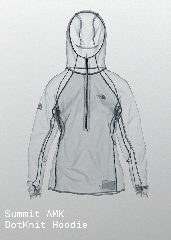 X-ray of DotKnit Hoodie.