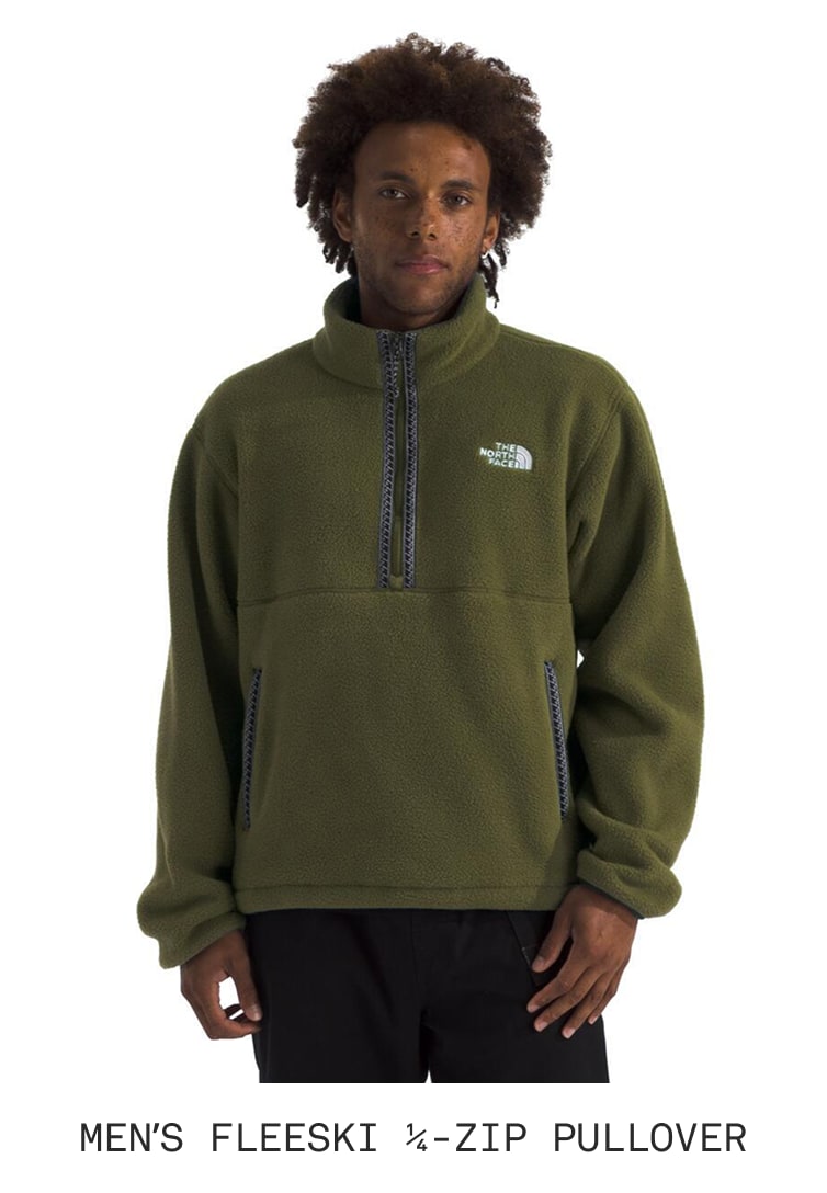 MEN’S FLEESKI ¼-ZIP PULLOVER