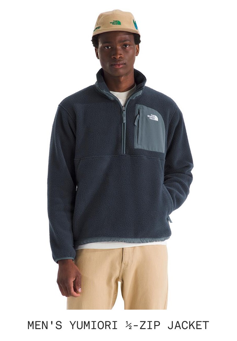 MEN’S YUMIORI ½-ZIP JACKET