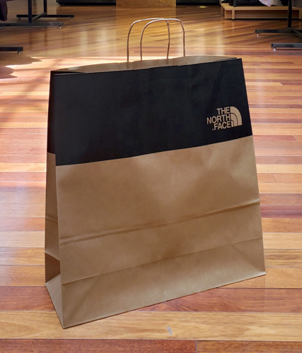 North face shopping bag on sale