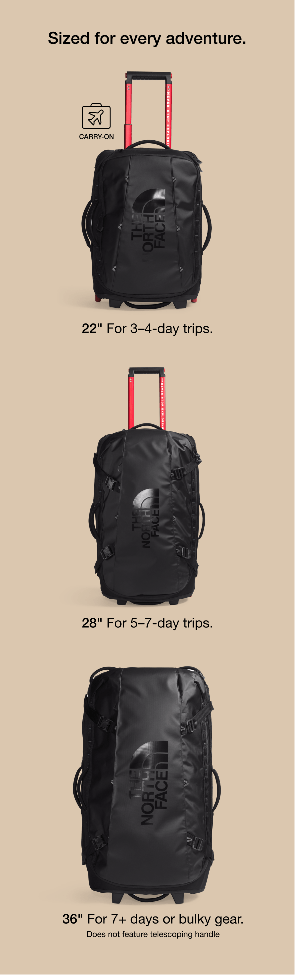 Base Camp Rolling Thunder—36'' (160L) | The North Face