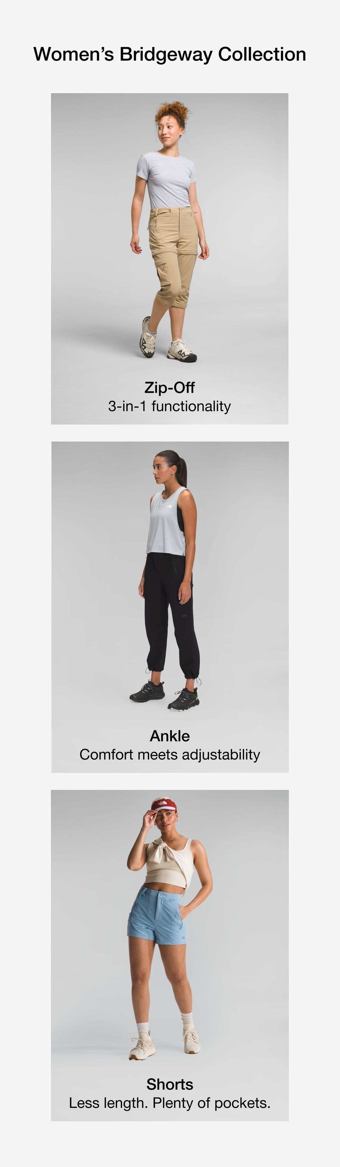 Women s Bridgeway Zip Off Pants The North Face