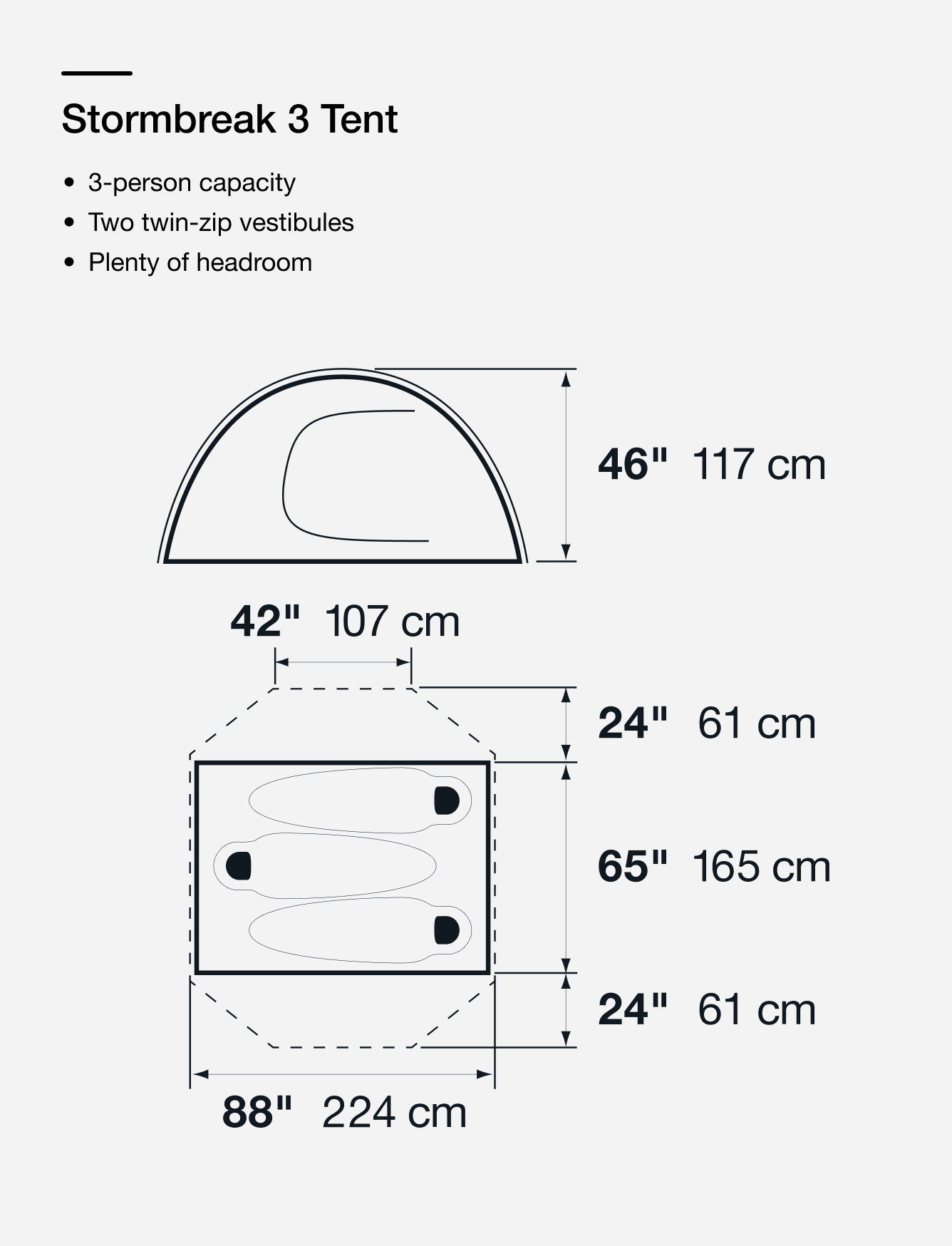 Stormbreak 3 Tent | The North Face Canada