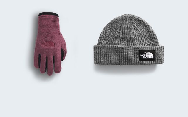 North face hat and gloves women's on sale