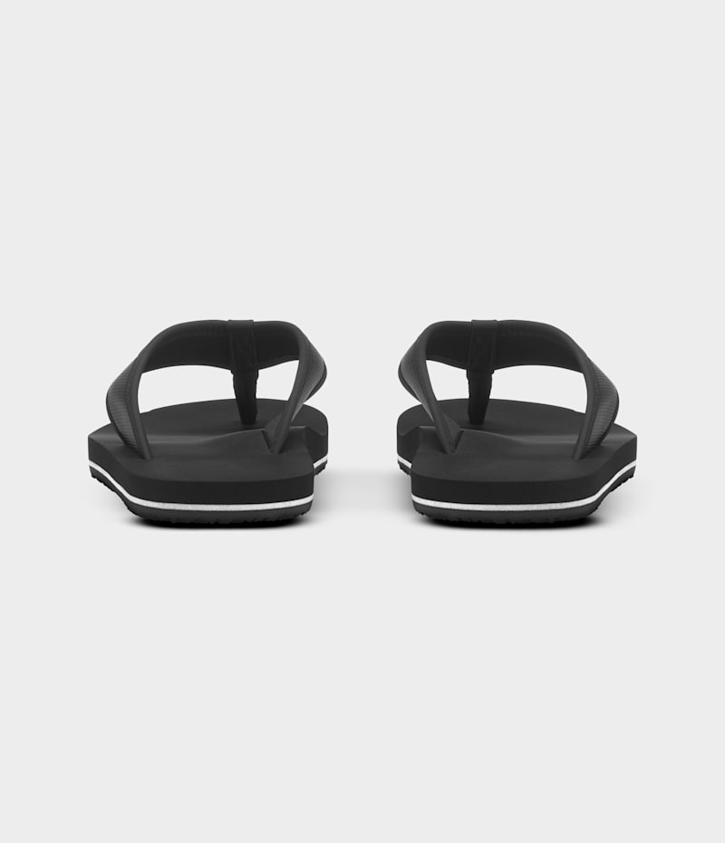 Детские сандалии The North Face Youth Base Camp Flip-Flops, цвет: Чёрный / Белый — фото 3