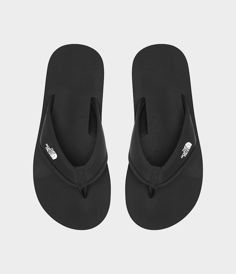 Детские сандалии The North Face Youth Base Camp Flip-Flops, цвет: Чёрный / Белый — фото 2
