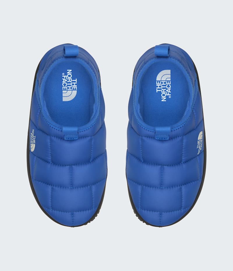 Детские сабо The North Face Youth Thermoball Traction Mules II, цвет: Синий / Чёрный — фото 2
