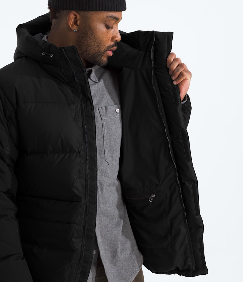 Мужская куртка The North Face Hmlyn Down Parka, цвет: Чёрный — фото 6