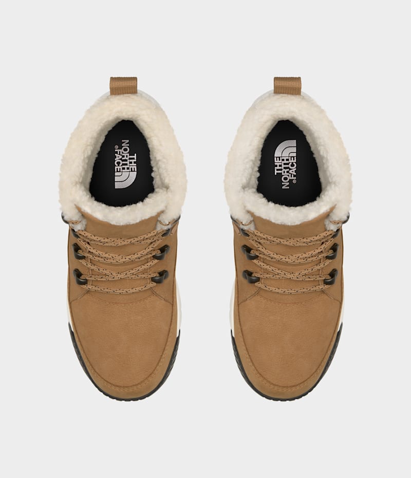 Женские ботинки The North Face Sierra Mid Lace Waterproof, цвет: Миндальный сливочный / Чёрный — фото 2