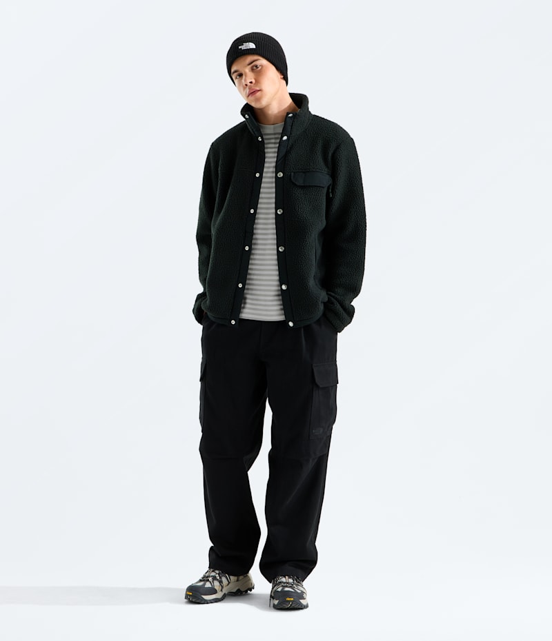 Мужская куртка The North Face Cragmont Snap-Front, цвет: Чёрный — фото 2