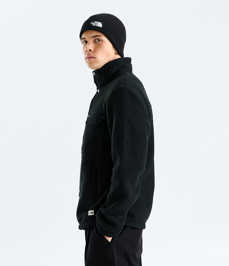 Мужская куртка The North Face Cragmont Snap-Front, цвет: Чёрный — фото 3
